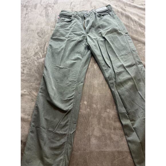 Carhartt Other - Carhartt FR Jeans Mens 34x32 Green NFPA 2112 Loose Fit FR8159 MOS